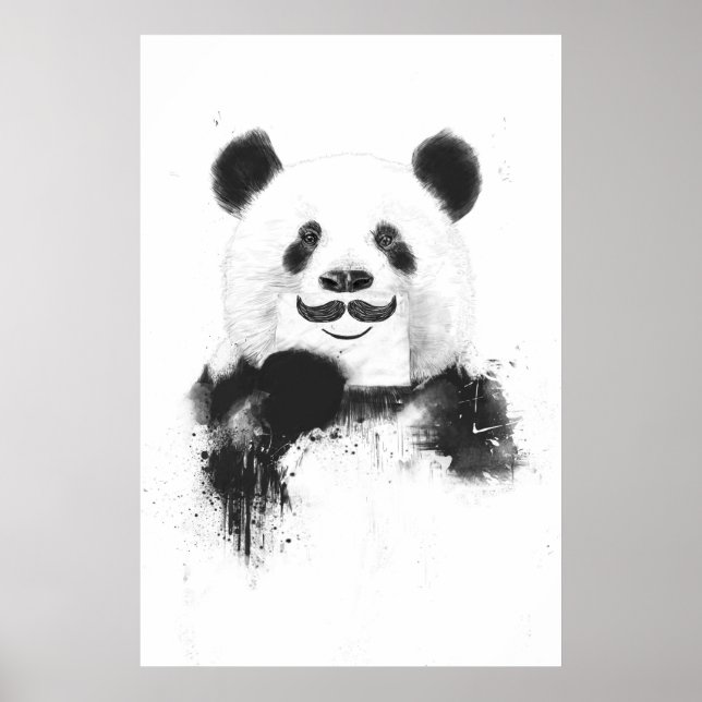 Funny Panda Poster (Vorne)