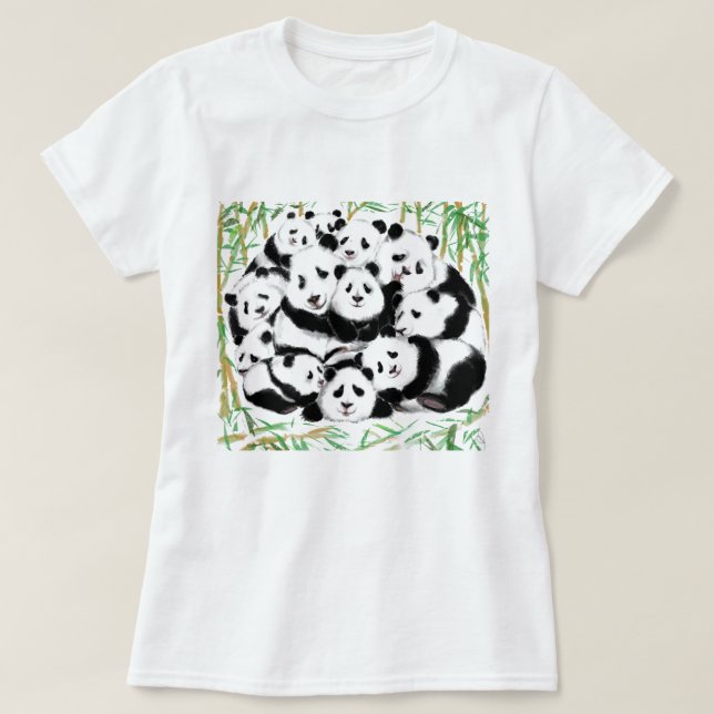 Funny Panda T - Shirt (Design vorne)