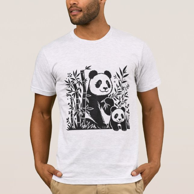 Funny Panda T-Shirt (Vorderseite)