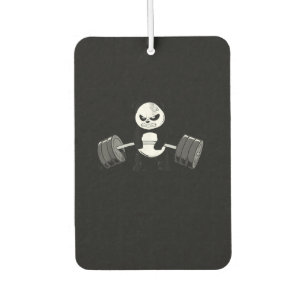 Funny Panda Workout Kitten Gym Deadlift Power Autolufterfrischer