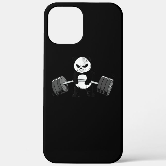 Funny Panda Workout Kitten Gym Deadlift Power Case-Mate iPhone Hülle (Rückseite)