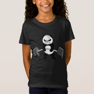 Funny Panda Workout Kitten Gym Deadlift Power T-Shirt