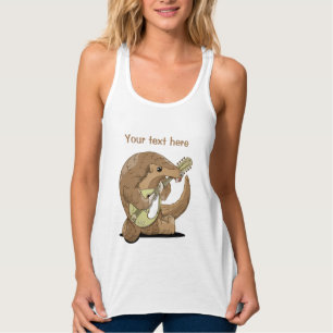 Funny Pangolin Tank Top