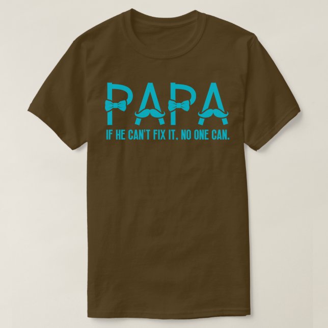 Funny Papa Birthday 13 T-Shirt (Design vorne)