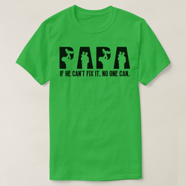 Funny Papa Birthday 8 T-Shirt (Design vorne)