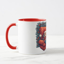 funny papa noel christmas, Holiday Drinking Tasse