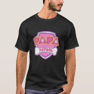 Funny Papa Patrol - Hunde Mama, Vater für Männer F T-Shirt