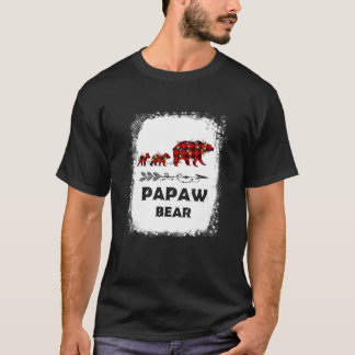 Funny Papaw Bär Matching Familie Weihnachtsbär Rüc T-Shirt
