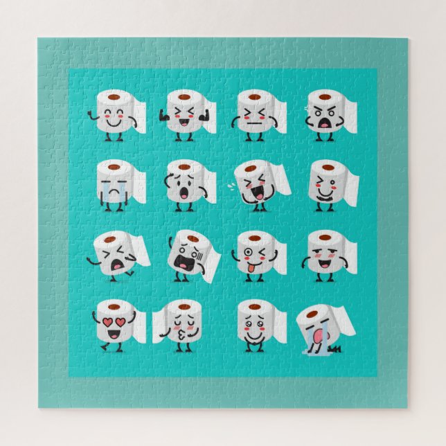 Funny Paper Emjoi Puzzle (Vertikal)