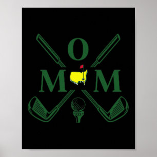 Funny Par Mama Golf Matching GolfQuote Party Po Poster