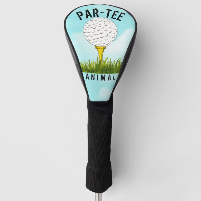 Funny Par-T-Shirt Animal Golf Headcover (Vorderseite)