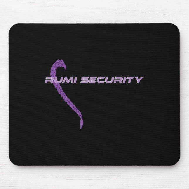 Funny Parent Halloween Costume Idea -"rumi Securit Mousepad (Vorne)