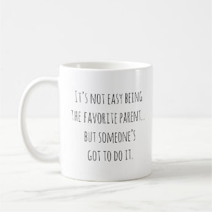 Funny Parenthood Mama Vater Lieblingsauteil Kaffeetasse