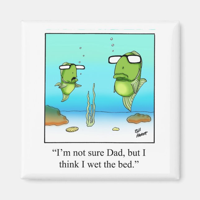 Funny Parenthood Spaß Kühlschrank Magnet (Vorne)