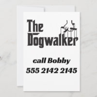 Funny Parody Dog Walker Trainer Sitter