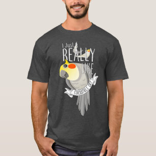 Funny Parrot Bird, ich mag Cockatiels T-Shirt