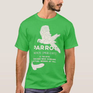 Funny Parrot Definition Bird Lover A T-Shirt