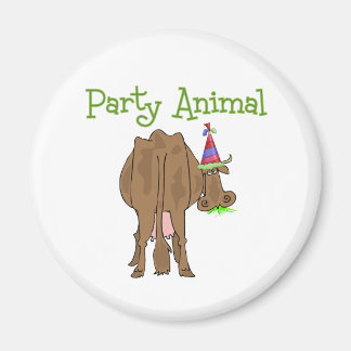 Funny Party Animal Birthday Kuh Magnet