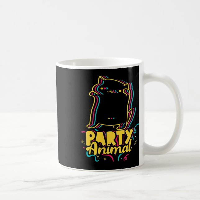 Funny Party Frische Pasta machen Cat Meme Kaffeetasse (Rechts)