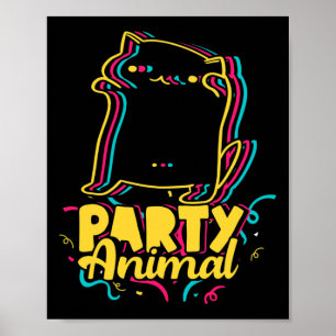Funny Party Frische Pasta machen Cat Meme Poster