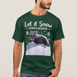 Funny Party Katze mit Sonnenbrille Lass es jeden S T-Shirt