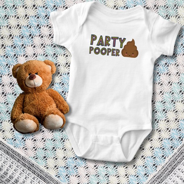 Funny Party Pooper Baby Strampler (Von Creator hochgeladen)