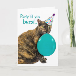 Funny Party Til You Burst Happy 21. Geburtstag Karte