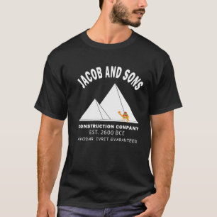 Funny Passover Hebrew Bau Ägypten Pyramiden T-Shirt