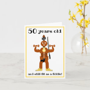 Funny passte als Fiddle  Karte