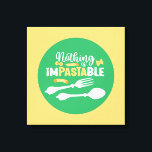 Funny Pasta Food Pub Pastel Farbe Typografie Kunst Leinwanddruck<br><div class="desc">Bunte Typografie mit Retro und lebhaften Farben. Die sonnigen Punts und Zitate über Essen, Kochen, Backen und Essen. Perfekte Dekoration für Ihre Küche, Ihr Abendessen, Café, Bäckerei oder Restaurant. Die Hintergrundfarbe (Kreis und Quadrat) ist über das Design Tool anpassbar.</div>