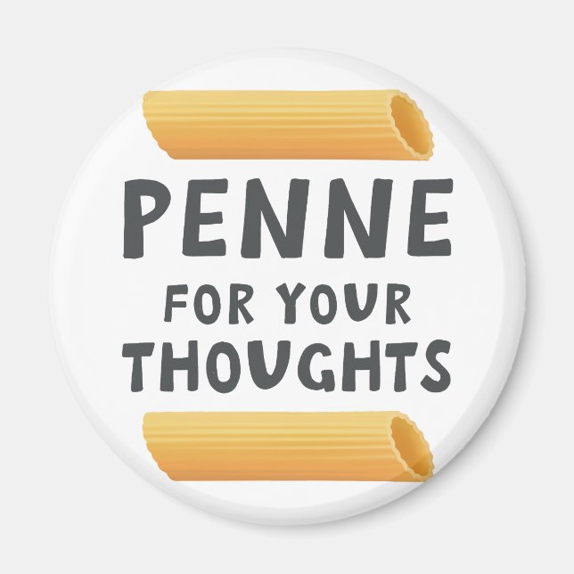 Funny Pasta Pun Magnet (Vorne)