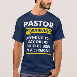 Funny Pastor Bibelkleidung für Erwachsene Prediger T-Shirt