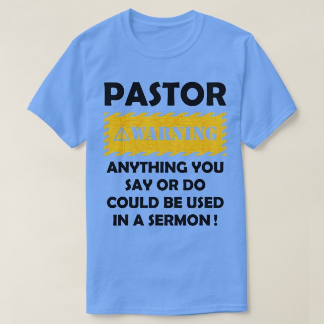 Funny Pastor Christlich Jesus glaubt Wertschätzung T-Shirt (Design vorne)