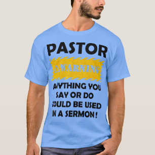 Funny Pastor Christlich Jesus glaubt Wertschätzung T-Shirt