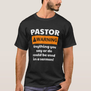 Funny Pastor - Ich warne Sie vielleicht in eine Pr T-Shirt