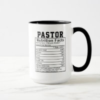 Funny Pastor Nutrition Fakten spirituelles Führung