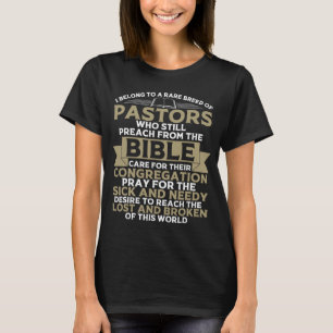 Funny Pastor Wertschätzung Geschenk Christlicher P T-Shirt