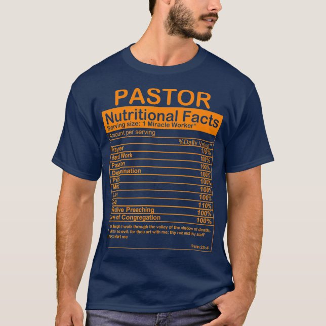 Funny Pastor Wertschätzung Geschenk für Männer Fra T-Shirt (Vorderseite)