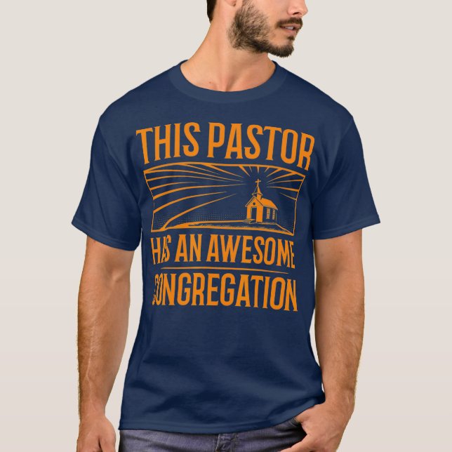 Funny Pastor Wertschätzung Geschenk Männer Christl T-Shirt (Vorderseite)