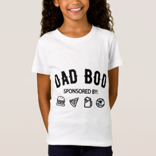 Funny Pater Vater Bod gesponsert von Burgers Pizza T-Shirt