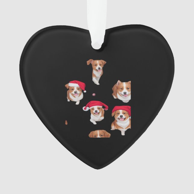 funny patterns christmas yule yuletide Classic T-S Ornament (Vorderseite)