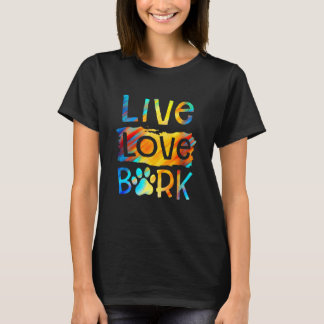 Funny Paw Hund Live Liebe Barke Welpe Hund Groomin T-Shirt