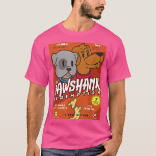Funny Paw Movie Poster Downer Puppy Pet Dog Lov T-Shirt