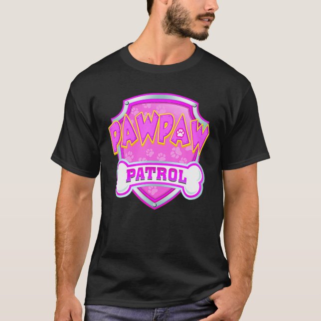 Funny Pawpaw Patrol Dog Mom, Dad For Men Women T-Shirt (Vorderseite)