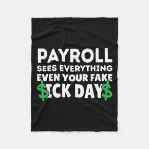 Funny Payroll sucht alles Lohnroll Spezialist Fleecedecke