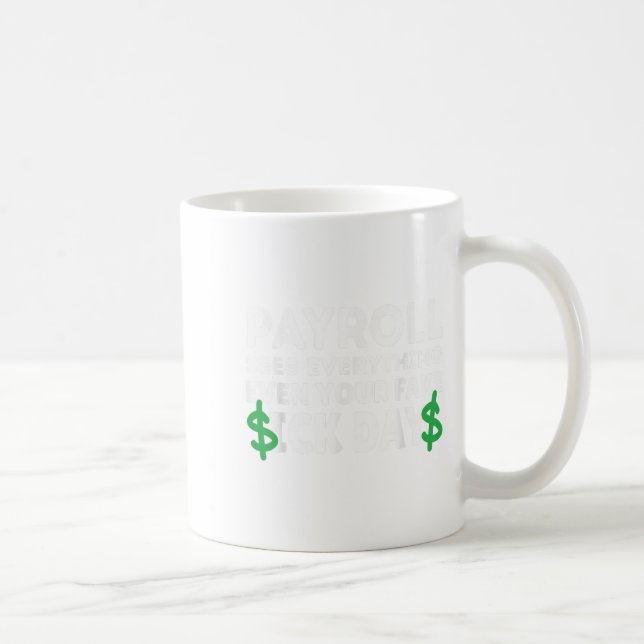 Funny Payroll sucht alles Lohnroll Spezialist Kaffeetasse (Rechts)