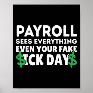 Funny Payroll sucht alles Lohnroll Spezialist Poster
