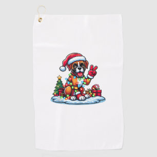 Funny Peace Hand Boxer Docht Weihnachtsleuchten Fr Golfhandtuch