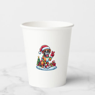 Funny Peace Hand Boxer Docht Weihnachtsleuchten Fr Pappbecher