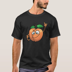 Funny Peach Designs für Männer Frauen peach tanzen T-Shirt